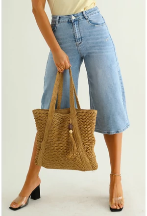 RÉLIA Hímzett Farmernadrág