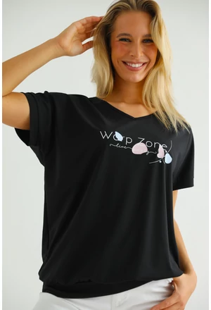 Butterfly Felső - Fekete